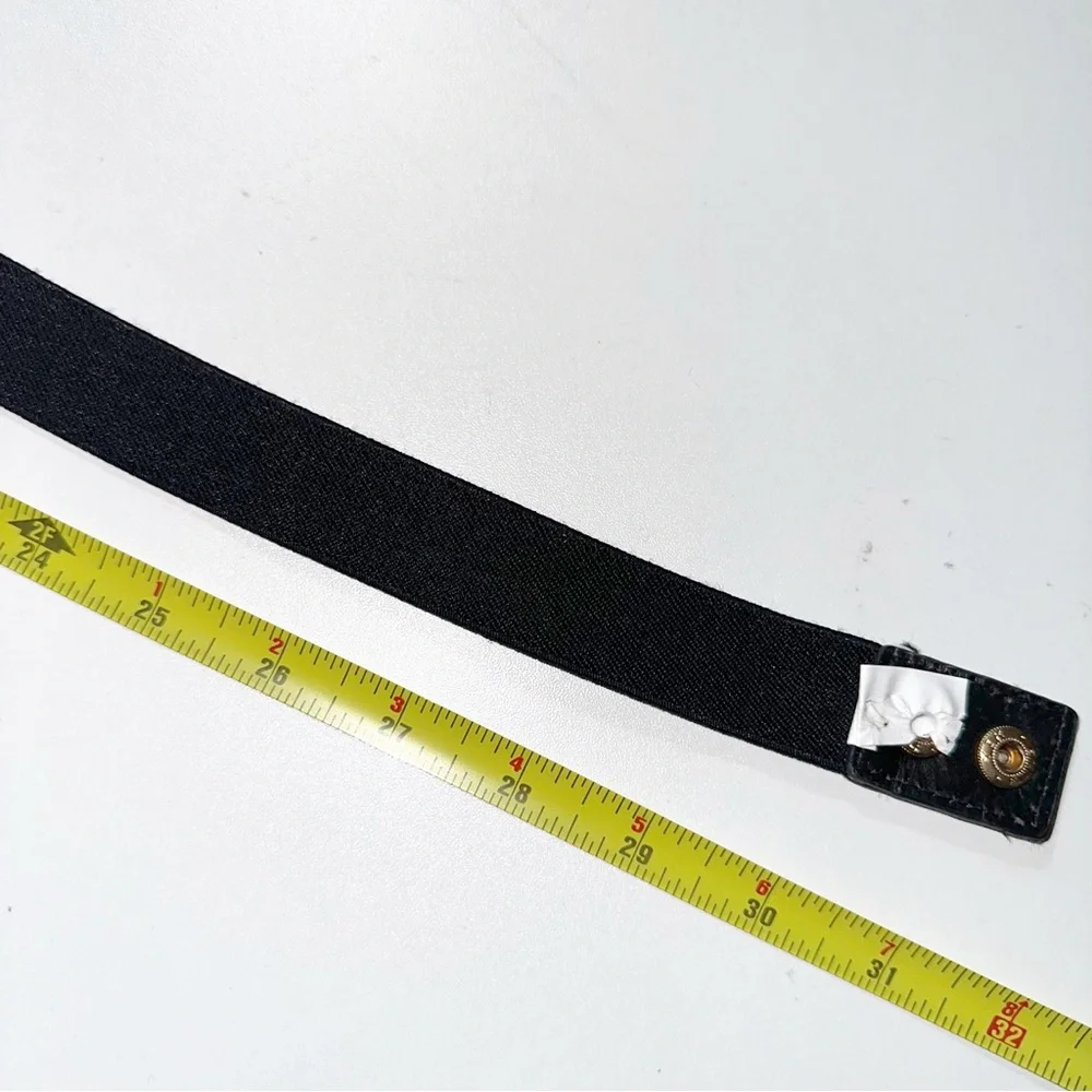 Leopard Print Black Belt